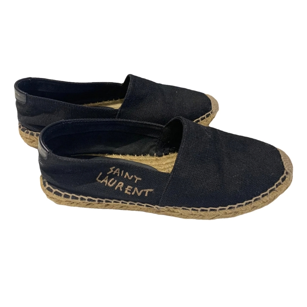 Saint Laurent Black Espadrilles sz 35.5